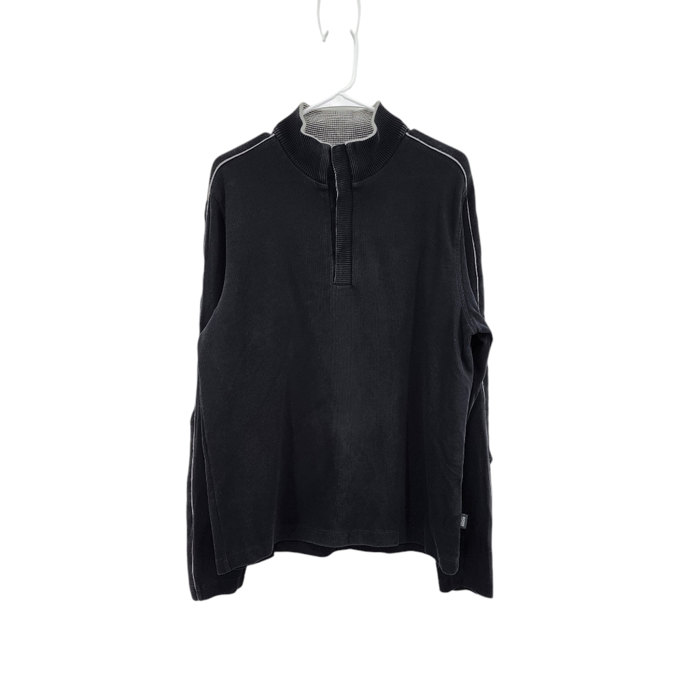 Boss Men's 100% Cotton Regular Fit Snap Button Sweater